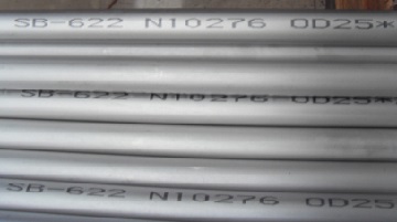 Hastelloy C-276 seamless pipes(ASTM B622 Gr. N10276) with specification etched on the surface.